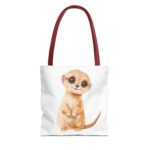Cute Meerkat Tote Bag - Animal Lover Gift, Reusable Shopping Bag, Eco-Friendly Tote, Adorable Animal Art, Everyday Use - Image 5