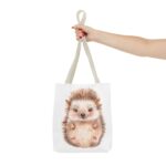 Adorable Hedgehog Tote Bag, Cute Animal Bag, Gift for Hedgehog Lovers, Eco-Friendly Shopping Tote, Fun Bag for Kids & Adults - Image 16