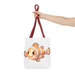 Adorable Clownfish Tote Bag, Cute Beach Bag, Fun Gift for Fish Lovers, Ocean-Themed, Lightweight Shopping Tote, Summer Accessory - Image 8