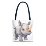 Adorable Rhino Tote Bag - Kid's Accessory, Eco-Friendly Gift, Animal Lover Tote, Fun For Birthdays, Everyday Carry - Image 17