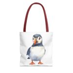 Puffin Tote Bag - Cute Animal Eco-Friendly Shopping Bag, Beach, Gift for Bird Lovers, Reusable Grocery Bag, Summer accessory - Image 5