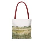 Watercolor Landscape Tote Bag, Reusable Shopping Bag, Eco-Friendly Gift, Art Tote, Bohemian Style Bag, Perfect for Everyday Use - Image 6