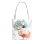 Floral Tote Bag - Colorful Art Print, Eco-Friendly Shopping Bag, Gift for Her, Beach Bag, Everyday Use, Mother's Day Gift - Image 9