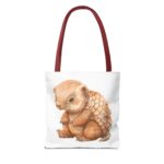 Adorable Pangolin Tote Bag, Cute Animal Bag, Eco-Friendly Shopping Tote, Gift for Animal Lovers, Beach Bag - Image 6