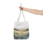 Serene Landscape Tote Bag, Nature Lover's Shopping Bag, Eco-Friendly Gift, Daily Use Handbag, Boho Style Tote - Image 12