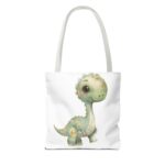 Adorable Dinosaur Tote Bag - Cute Dino AOP, Eco-Friendly Shopping, Kids' Gift, Everyday Use, Animal Lover Accessory - Image 10