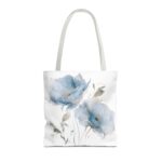 Elegant Floral Tote Bag, Stylish Beach Bag, Gift for Her, Eco-Friendly Shopping Tote, Blooming Floral Design - Image 13