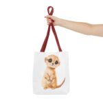 Cute Meerkat Tote Bag - Animal Lover Gift, Reusable Shopping Bag, Eco-Friendly Tote, Adorable Animal Art, Everyday Use - Image 8