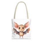 Adorable Bat Tote Bag, Cute Animal Lover Gift, Halloween Accessory, Eco-Friendly Shopping Bag, Whimsical Bat Design - Image 13
