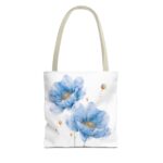 Floral Watercolor Tote Bag, Eco-Friendly Shopping Tote, Gift for Her, Beach Bag, Floral Design - Image 13