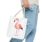 Chic Flamingo Tote Bag, Beach Bag, Shopping Tote, Eco-Friendly Bag, Summer Accessory, Gift for Flamingo Lovers - Image 15