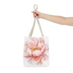 Floral Tote Bag, Watercolor Flower Shopping Bag, Eco-Friendly Gift, Spring Accessory, Reusable Grocery Tote, Mother's Day Present - Image 16