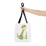 Cute Dinosaur Tote Bag | Eco-Friendly Shopping, Kids' Gift, Beach Bag, Animal Lover, Whimsical Art - Image 4