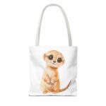 Cute Meerkat Tote Bag - Animal Lover Gift, Reusable Shopping Bag, Eco-Friendly Tote, Adorable Animal Art, Everyday Use - Image 10
