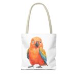 Colorful Parrot Tote Bag - Vibrant Beach Bag, Fun Shopping Tote, Gift for Bird Lovers, Eco-Friendly Accessory, Summer Vibes - Image 14