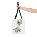 Adorable Dinosaur Tote Bag - Cute Dino AOP, Eco-Friendly Shopping, Kids' Gift, Everyday Use, Animal Lover Accessory - Image 20