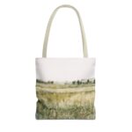 Watercolor Landscape Tote Bag, Reusable Shopping Bag, Eco-Friendly Gift, Art Tote, Bohemian Style Bag, Perfect for Everyday Use - Image 13