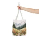 Nature-Inspired Tote Bag, Floral Canvas Bag, Eco-Friendly Shopping Tote, Perfect Gift for Nature Lovers, Everyday Use, Outdoor Adventures - Image 12