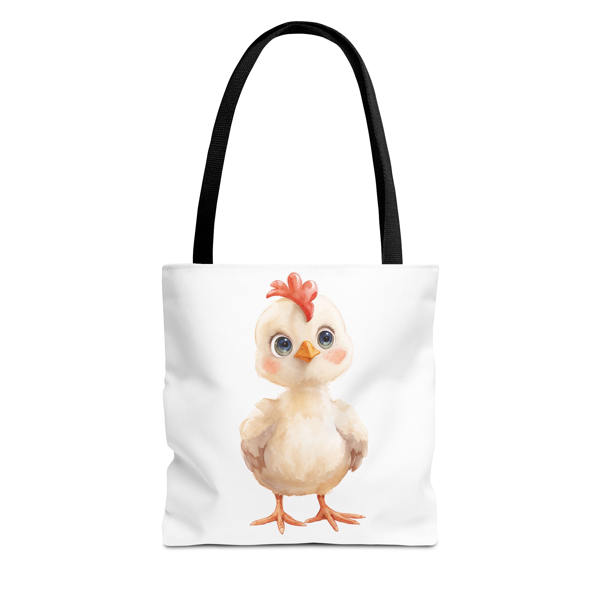 2547171186346050254_2048.jpeg Cute Chicken Tote Bag, Farmer's Market Bag, Animal Lover Gift, Eco-Friendly Shopping Bag, Easter Gift, Chick Design Tote - Image 1
