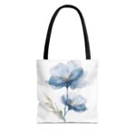 Floral Tote Bag, AOP, Boho Chic, Everyday Carry, Gift for Her, Shopping Bag, Beach Bag, Mother's Day, Spring Style, Eco-Friendly