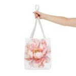 Floral Tote Bag, Watercolor Flower Shopping Bag, Eco-Friendly Gift, Spring Accessory, Reusable Grocery Tote, Mother's Day Present - Image 12