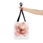 Floral Tote Bag - Stylish Reusable Shopping Bag, Eco-Friendly Tote, Gift for Her, Floral Design, Perfect for Spring - Image 4