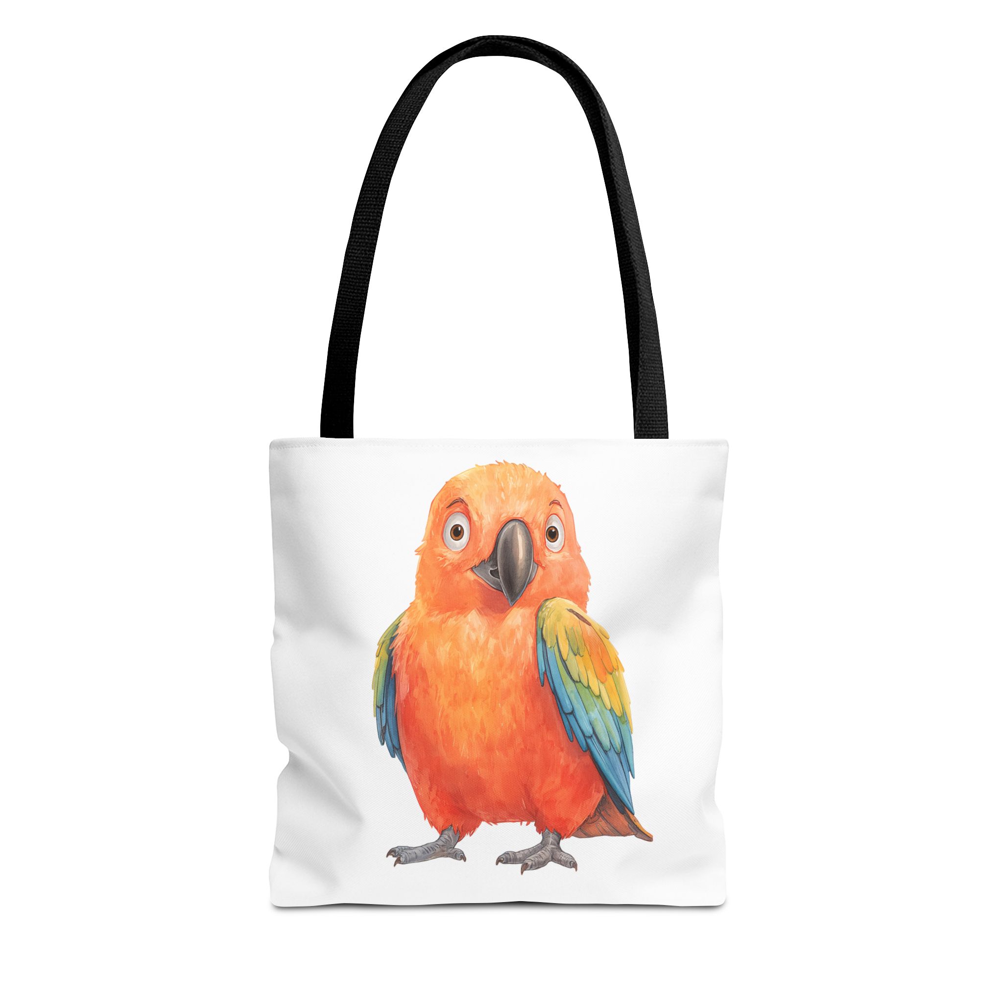 2917341698422880402_2048.jpeg Colorful Parrot Tote Bag - Vibrant Beach Bag, Fun Shopping Tote, Gift for Bird Lovers, Eco-Friendly Accessory, Summer Vibes - Image 1