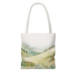 Serene Landscape Tote Bag - Eco-Friendly Canvas, Reusable Shopping Bag, Gift for Nature Lovers, Stylish Travel Accessory, Perfect for [...] - Image 10