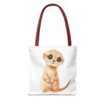 Cute Meerkat Tote Bag - Animal Lover Gift, Reusable Shopping Bag, Eco-Friendly Tote, Adorable Animal Art, Everyday Use - Image 6
