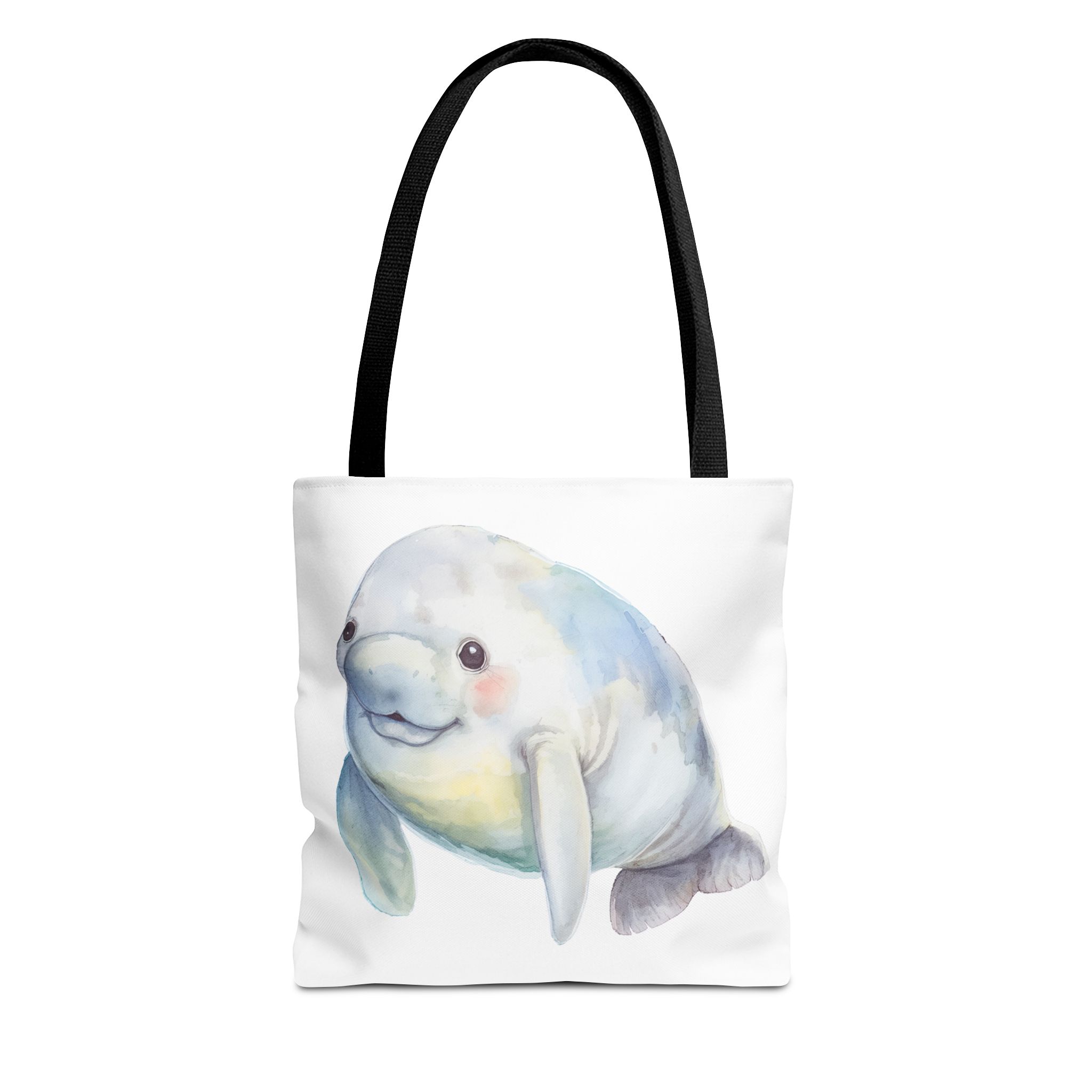 3018954375979043888_2048.jpeg Cute Manatee Tote Bag, Eco-Friendly Shopping Bag, Beach Bag, Gift for Animal Lovers, Reusable Grocery Tote, Cute Pet Lover Accessory - Image 1