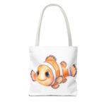 Adorable Clownfish Tote Bag, Cute Beach Bag, Fun Gift for Fish Lovers, Ocean-Themed, Lightweight Shopping Tote, Summer Accessory - Image 10