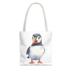 Puffin Tote Bag - Cute Animal Eco-Friendly Shopping Bag, Beach, Gift for Bird Lovers, Reusable Grocery Bag, Summer accessory - Image 9