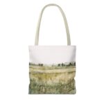 Watercolor Landscape Tote Bag, Reusable Shopping Bag, Eco-Friendly Gift, Art Tote, Bohemian Style Bag, Perfect for Everyday Use - Image 14