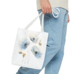 Floral Tote Bag - Stylish AOP Bag for Everyday Use, Perfect for Shopping, Travel, Beach Days, or Gifts - Image 11
