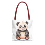 Adorable Panda Tote Bag, Cute Tote for Shopping, Beach, Gifts, Animal Lover Accessories, Eco-Friendly Reusable Bag - Image 5