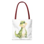 Cute Dinosaur Tote Bag | Eco-Friendly Shopping, Kids' Gift, Beach Bag, Animal Lover, Whimsical Art - Image 6