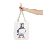 Puffin Tote Bag - Cute Animal Eco-Friendly Shopping Bag, Beach, Gift for Bird Lovers, Reusable Grocery Bag, Summer accessory - Image 16