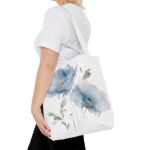Elegant Floral Tote Bag, Stylish Beach Bag, Gift for Her, Eco-Friendly Shopping Tote, Blooming Floral Design - Image 16