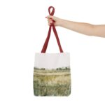 Watercolor Landscape Tote Bag, Reusable Shopping Bag, Eco-Friendly Gift, Art Tote, Bohemian Style Bag, Perfect for Everyday Use - Image 8