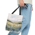 Serene Landscape Tote Bag, Nature Lover's Shopping Bag, Eco-Friendly Gift, Daily Use Handbag, Boho Style Tote - Image 3