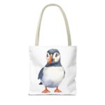Puffin Tote Bag - Cute Animal Eco-Friendly Shopping Bag, Beach, Gift for Bird Lovers, Reusable Grocery Bag, Summer accessory - Image 14