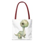 Adorable Dinosaur Tote Bag - Cute Dino AOP, Eco-Friendly Shopping, Kids' Gift, Everyday Use, Animal Lover Accessory - Image 6