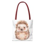 Adorable Hedgehog Tote Bag, Cute Animal Bag, Gift for Hedgehog Lovers, Eco-Friendly Shopping Tote, Fun Bag for Kids & Adults - Image 6