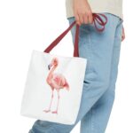 Stylish Flamingo Tote Bag, Beach Bag, Eco-Friendly Shopper, Summer Essentials, Gifts for Her - Image 7