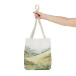 Serene Landscape Tote Bag - Eco-Friendly Canvas, Reusable Shopping Bag, Gift for Nature Lovers, Stylish Travel Accessory, Perfect for [...] - Image 16