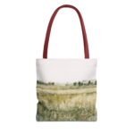Watercolor Landscape Tote Bag, Reusable Shopping Bag, Eco-Friendly Gift, Art Tote, Bohemian Style Bag, Perfect for Everyday Use - Image 5