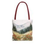 Nature-Inspired Tote Bag, Floral Canvas Bag, Eco-Friendly Shopping Tote, Perfect Gift for Nature Lovers, Everyday Use, Outdoor Adventures - Image 5