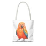 Colorful Parrot Tote Bag - Vibrant Beach Bag, Fun Shopping Tote, Gift for Bird Lovers, Eco-Friendly Accessory, Summer Vibes - Image 10