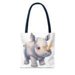 Adorable Rhino Tote Bag - Kid's Accessory, Eco-Friendly Gift, Animal Lover Tote, Fun For Birthdays, Everyday Carry - Image 18