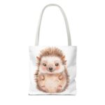 Adorable Hedgehog Tote Bag, Cute Animal Bag, Gift for Hedgehog Lovers, Eco-Friendly Shopping Tote, Fun Bag for Kids & Adults - Image 10